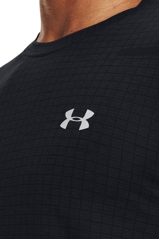 T-shirt de treino Vanish Seamless Grid - Preto