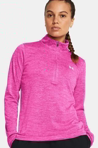 Sweat 1/2 zip Tech 1/2 Zip-Twist - Pink