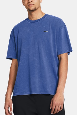 T-shirt oversize M HW OS LOGO WASH - Azul