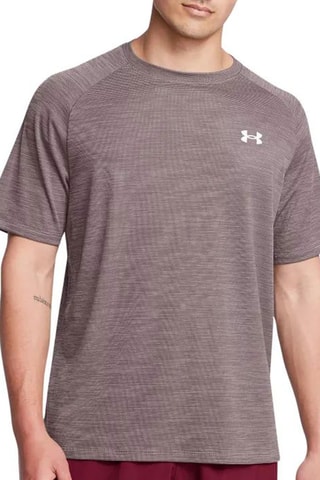T-shirt Tech Textured - Cinzento
