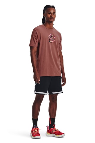 T-shirt Curry Comic Fill - Rosa