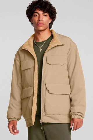 Casaco reversível relaxed Miion Reversible Jacket - Bege