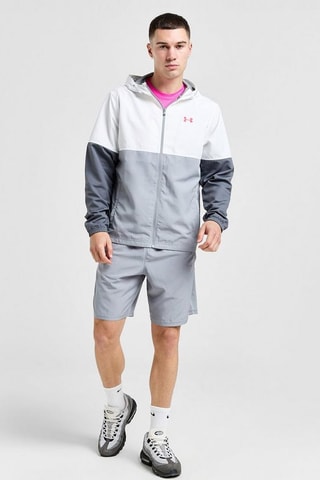 Casaco com capuz Blocked Woven Jacket - Cinzento