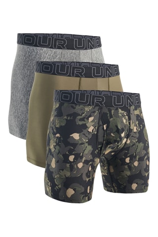 3 boxers Perf Tech Nov 6in - Verde