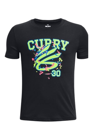 T-shirt Curry Logo - Preto