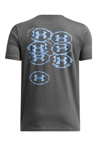 T-shirt Slice Logo - Cinzento