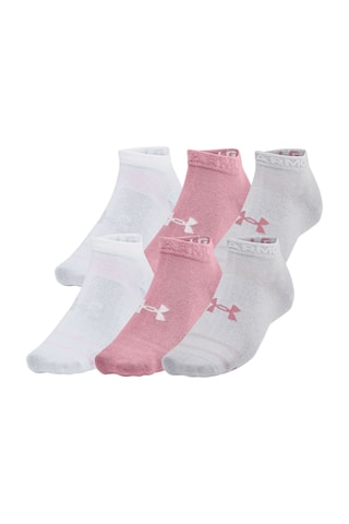 6 meias baixas Essential 6pk - Rosa