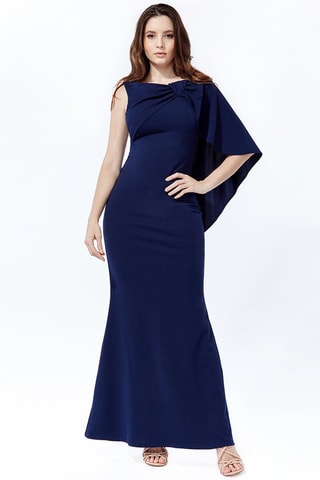 Robe longue Bleu marine