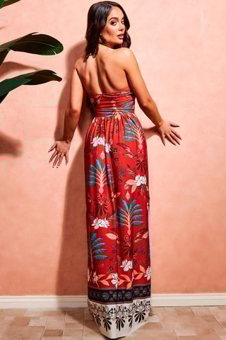 Robe longue Orange