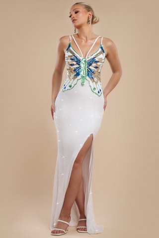Robe longue - Blanc