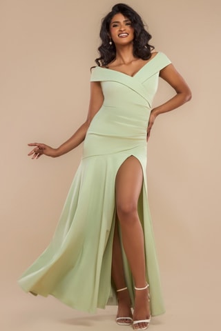 Robe longue - Vert sauge