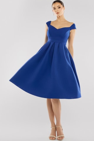 Robe patineuse - Bleu roi