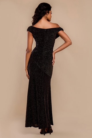 Robe longue - Noir et doré