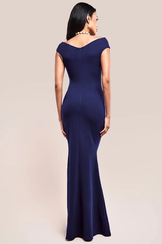 Robe longue - Bleu marine