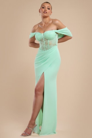 Robe longue - Vert clair