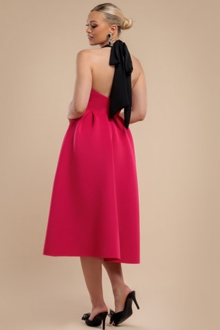 Robe patineuse - Rose et noir