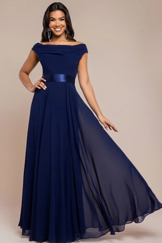 Robe longue - Bleu marine