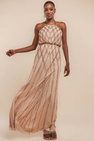 Robe longue - Champagne