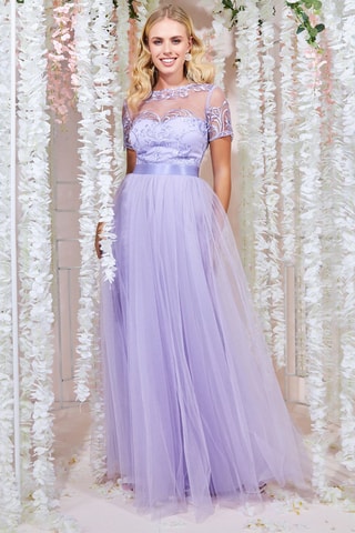 Robe longue patineuse Lilas