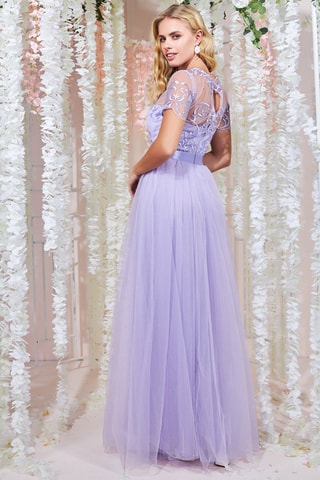 Robe longue patineuse Lilas