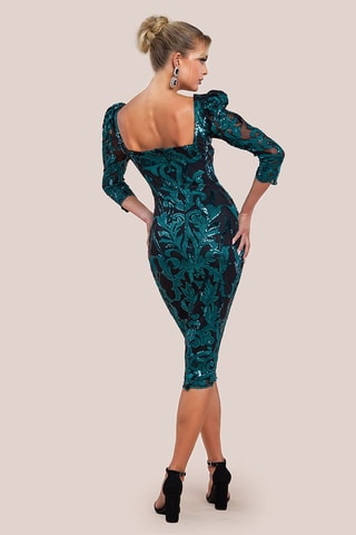 Robe fourreau - Vert