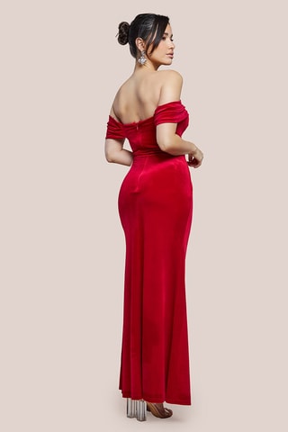 Robe longue - Rouge
