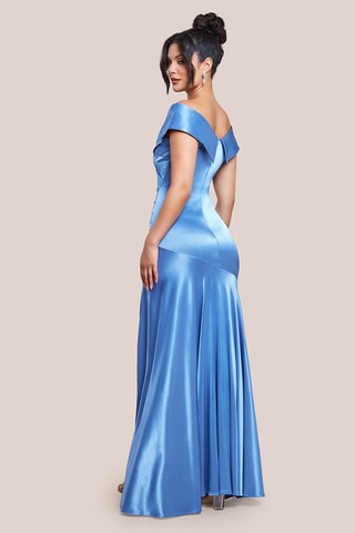 Robe longue - Bleu