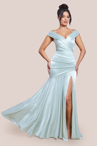 Robe longue - Vert sauge