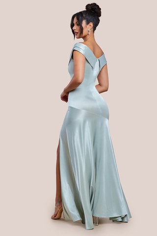 Robe longue - Vert sauge