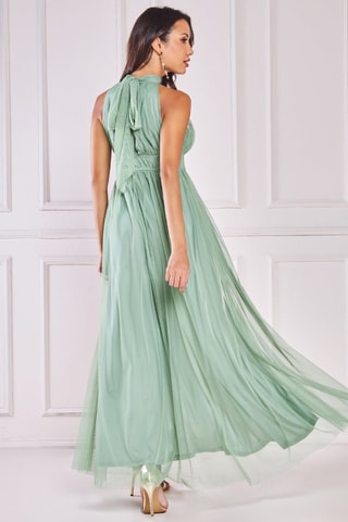 Robe longue - Vert sauge