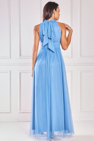 Robe longue - Bleu