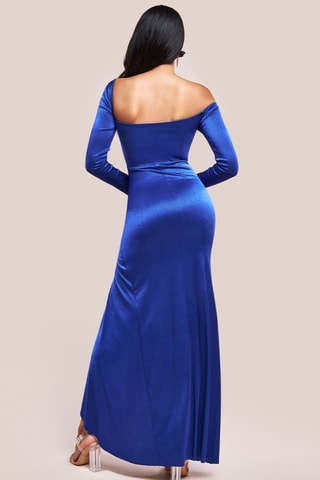 Robe longue - Bleu roi
