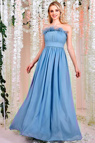 Robe longue Bleu