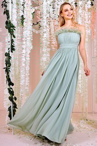 Robe longue Vert