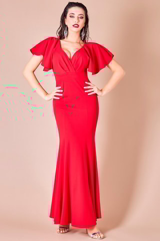 Robe longue 
Rouge