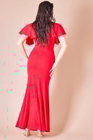 Robe longue 
Rouge