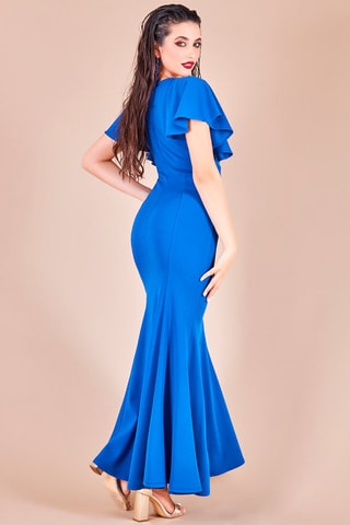 Robe longue 
Bleu roi