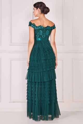 Robe longue Vert émeraude