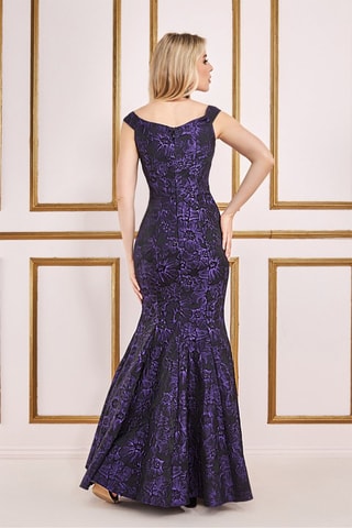 Robe longue sirène Violet
