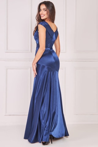 Robe longue - Bleu marine