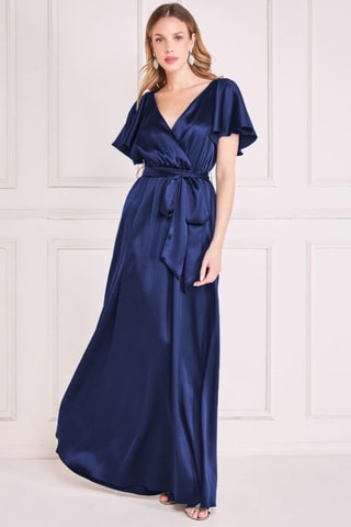 Robe longue - Bleu marine