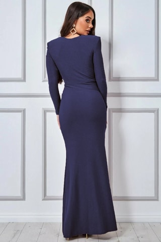 Robe longue - Bleu marine