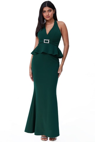 Robe longue - Vert sapin