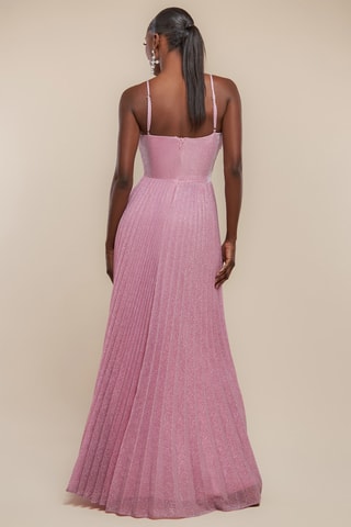 Robe plissée - Rose
