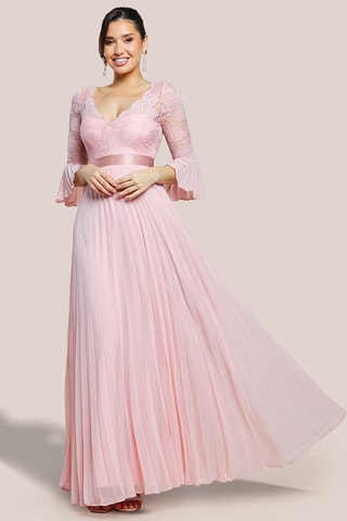 Robe plissée - Rose