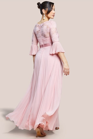 Robe plissée - Rose