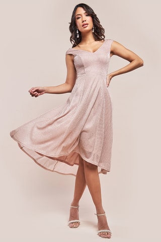 Robe midi - Nude