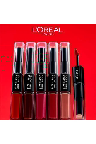 Batom Infaillible 24h Duo N°506 Red Infaillible - 5,6 ml