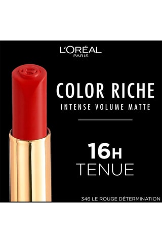 Rouge à lèvres Color Riche Intense Volume Matte - N°346 Le rouge détermination - 1,8 g