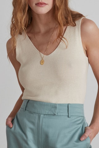 Camisola de alças Patience - Bege